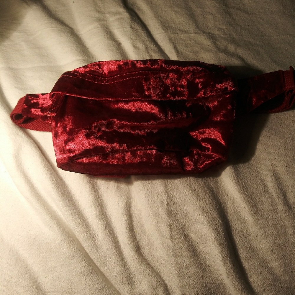 Satin Burgundy Fannypack